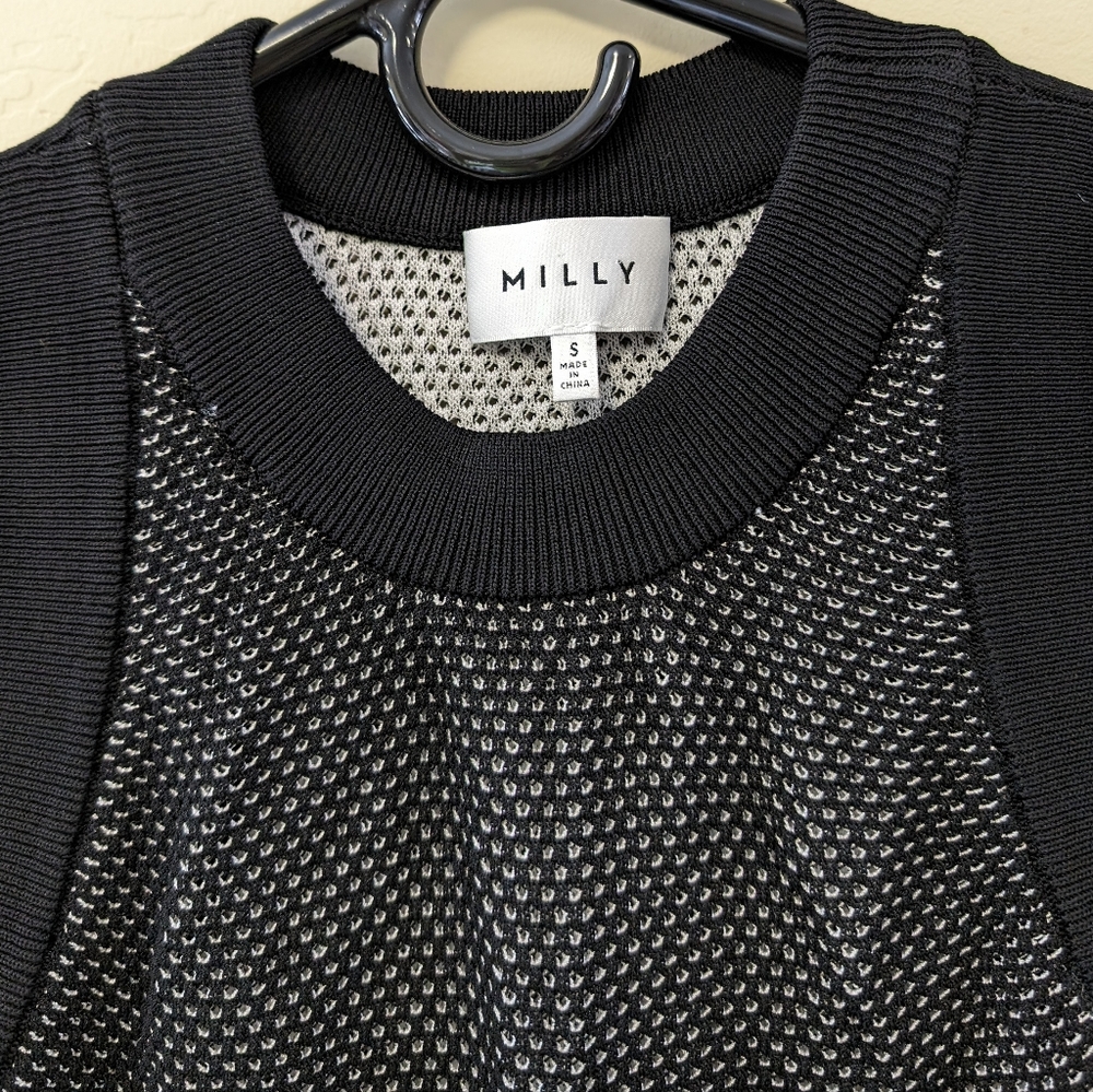 Sheer knit Milly sweaterdress